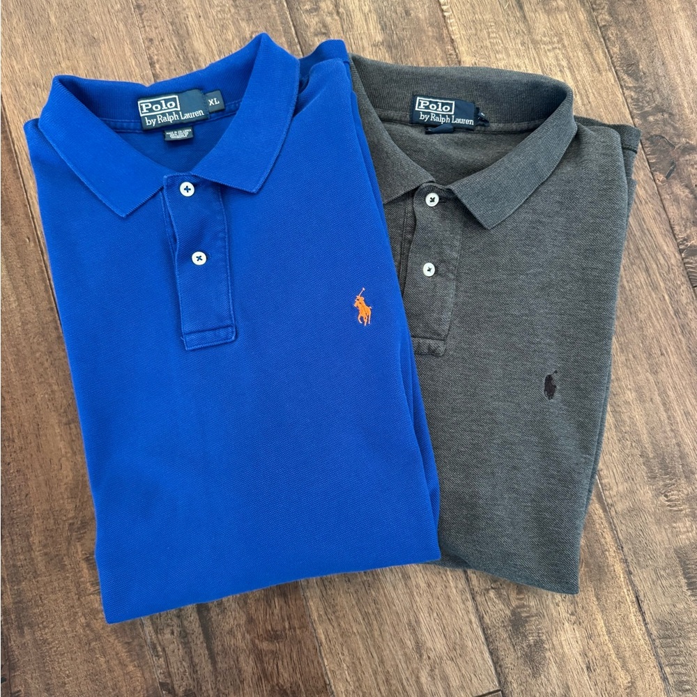 Polo by Ralph Lauren Blue and Gray Men's Shirts
